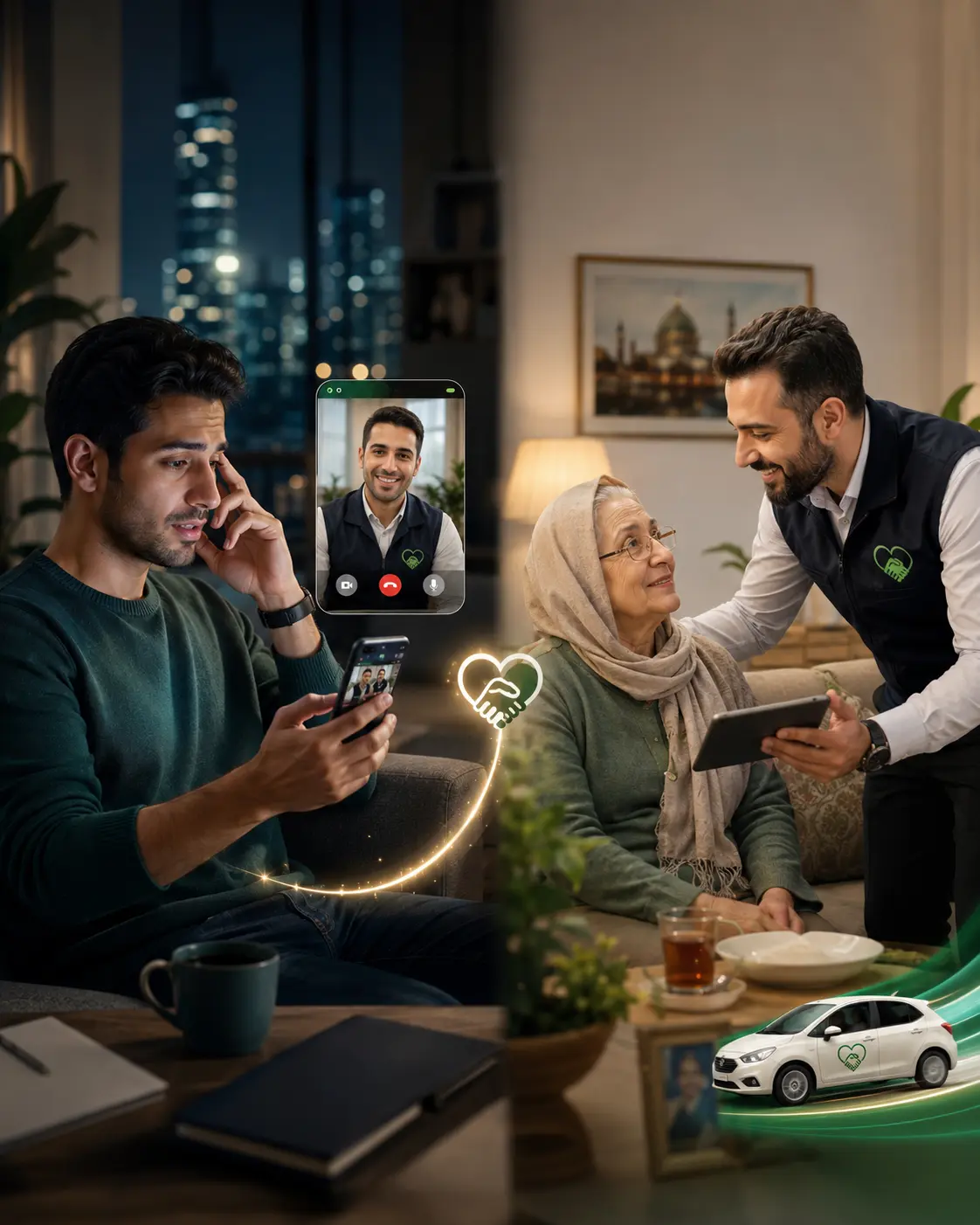 کمک فوری و هماهنگی سریع برای عزیزان در ایران